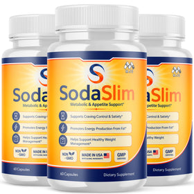 Flacon de capsules SodaSlim de MJO avec 180 capsules
