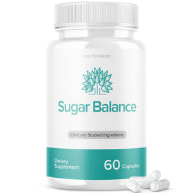 Flacon de capsules SugarBalance Max d'IDEAL PERFORMANCE vue de face