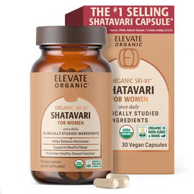 Flacon de capsules support ORGANIC Shatavari SRI-81 30 capsules végétaliennes