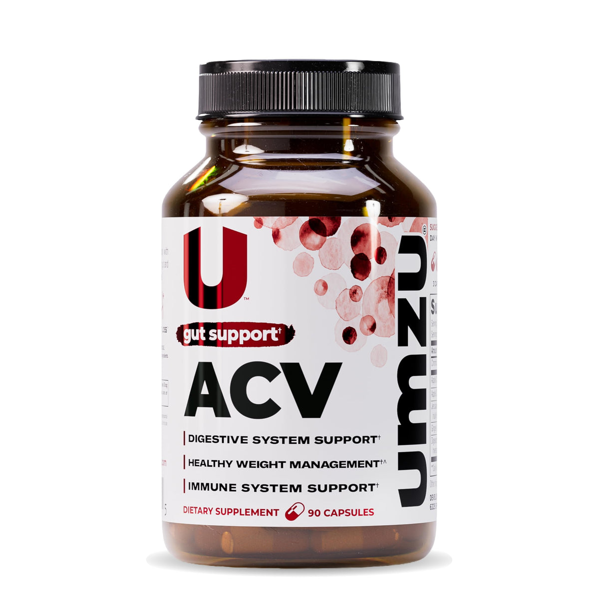 Flacon de capsules UMZU zuACV de vinaigre de cidre de pomme, 30 jours d'approvisionnement