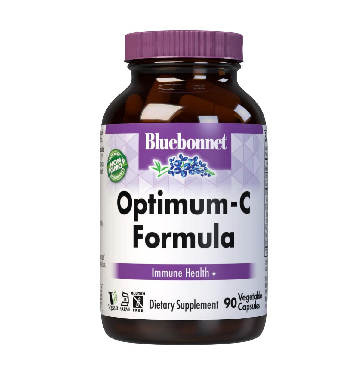 Flacon de capsules végétales BlueBonnet Optimum C 90 unités