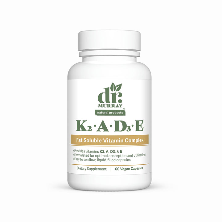 Flacon de capsules végétaliennes Dr. Murray K2 D3 A E 60 unités