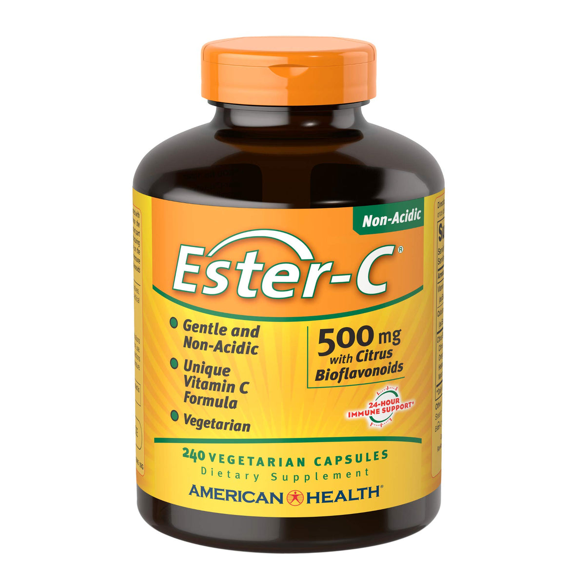 Flacon de capsules végétariennes Ester-C 500 mg, 240 unités