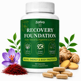 Flacon de capsules Zafira Organics de VSRSUKE avec 60 unités