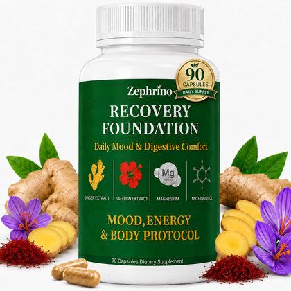 Flacon de capsules Zephrino Zafira Organics de 90 capsules