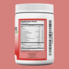 Flacon de Cardio Complete avec étiquette et dosage, vue latérale
