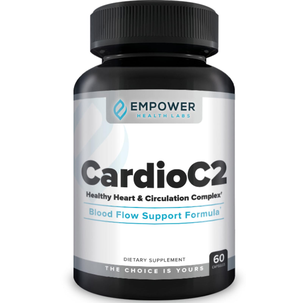 Flacon de CardioC2 d'Empower Health Labs avec 60 capsules