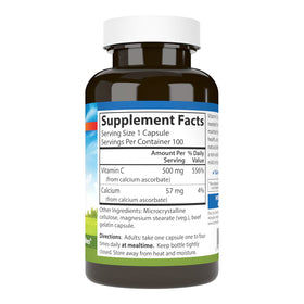 Flacon de Carlson Vitamine C 500 mg avec capsules