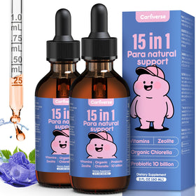 Flacon de Cartiverse Nettoyage des Parasites 60 servings vue de face