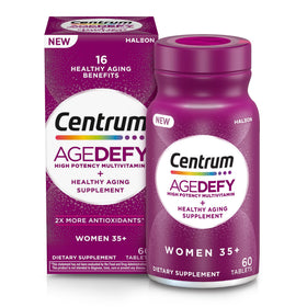 Flacon de Centrum Age Defy Femmes 35+, 60 comprimés, vue de face