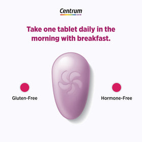 Flacon de Centrum Multivitamine Complète avec plusieurs angles de vue