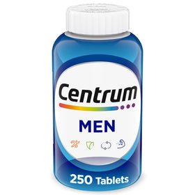 Flacon de Centrum Multivitamines pour Hommes, 250 comprimés