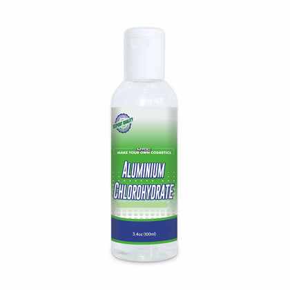 Flacon de chlorhydrate d'aluminium MYOC 100 ml vu de face