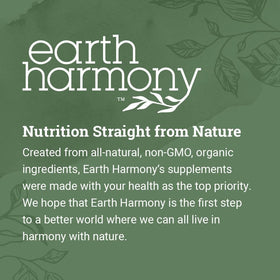 Flacon de chlorophylle liquide Earth Harmony Naturals avec une cuillère doseuse