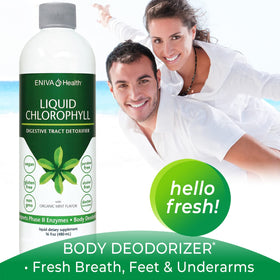 Flacon de Chlorophylle Liquide Eniva ouvert