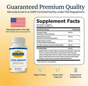 Flacon de Cholibrium 9-en-1 avec capsules