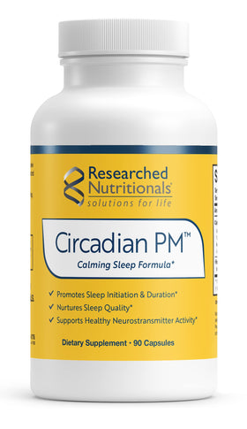 Flacon de Circadian PM de Researched Nutritionals avec 90 capsules