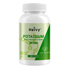 Flacon de Citrate de Potassium Heivy 99mg avec 500 capsules