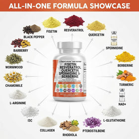 Flacon de Clean Nutraceuticals avec capsules à côté