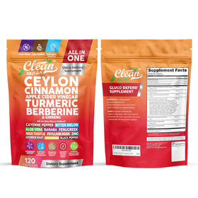 Flacon de Clean Nutraceuticals avec capsules sur une table