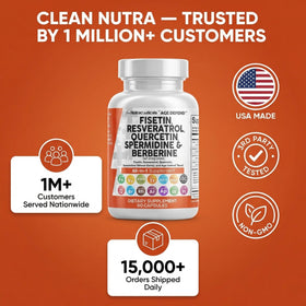 Flacon de Clean Nutraceuticals avec une capsule ouverte