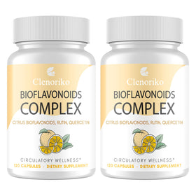 Flacon de Clenoriko Bioflavonoïdes 1000mg avec capsules visibles