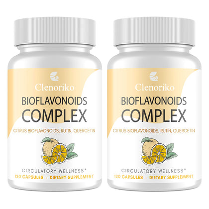 Flacon de Clenoriko Bioflavonoïdes 1000mg avec capsules visibles