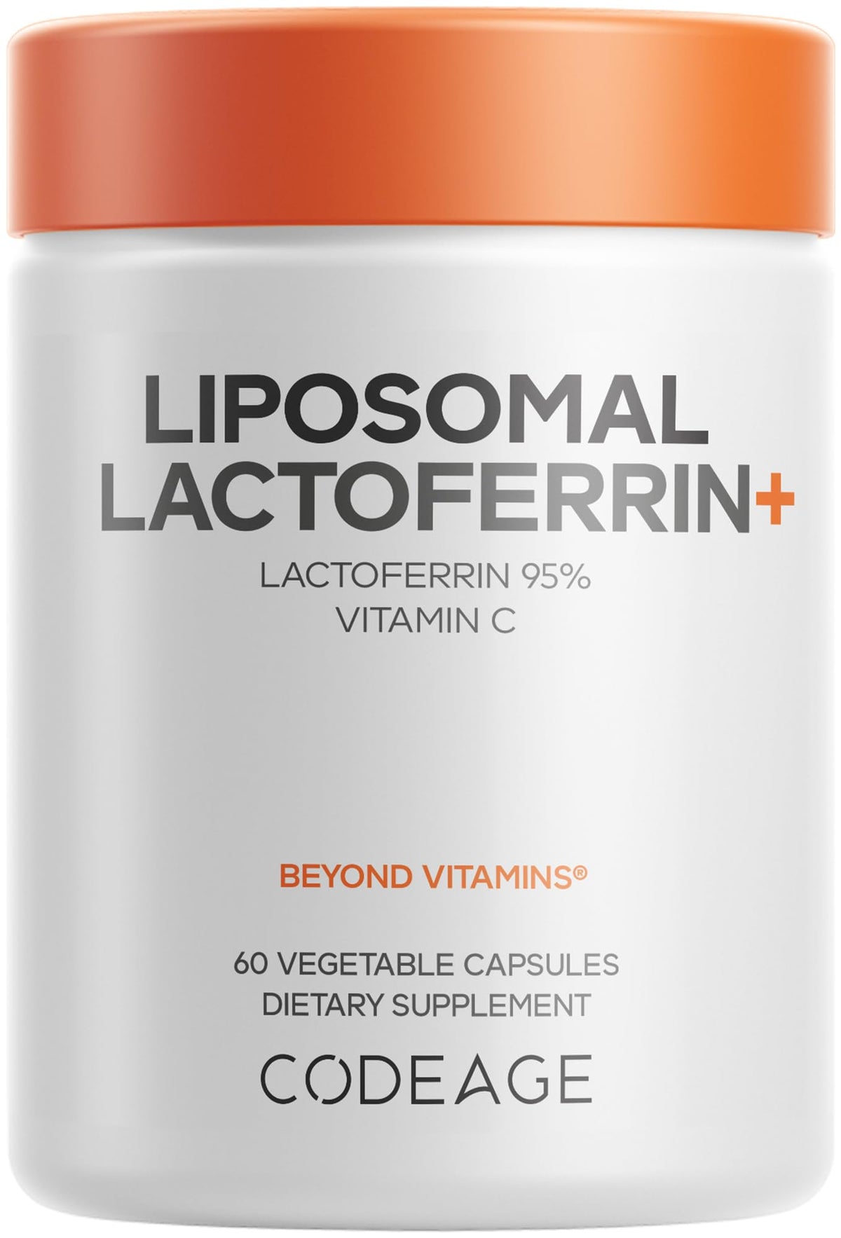 Flacon de Codeage Lactoferrine Liposomale 300mg, 60 capsules