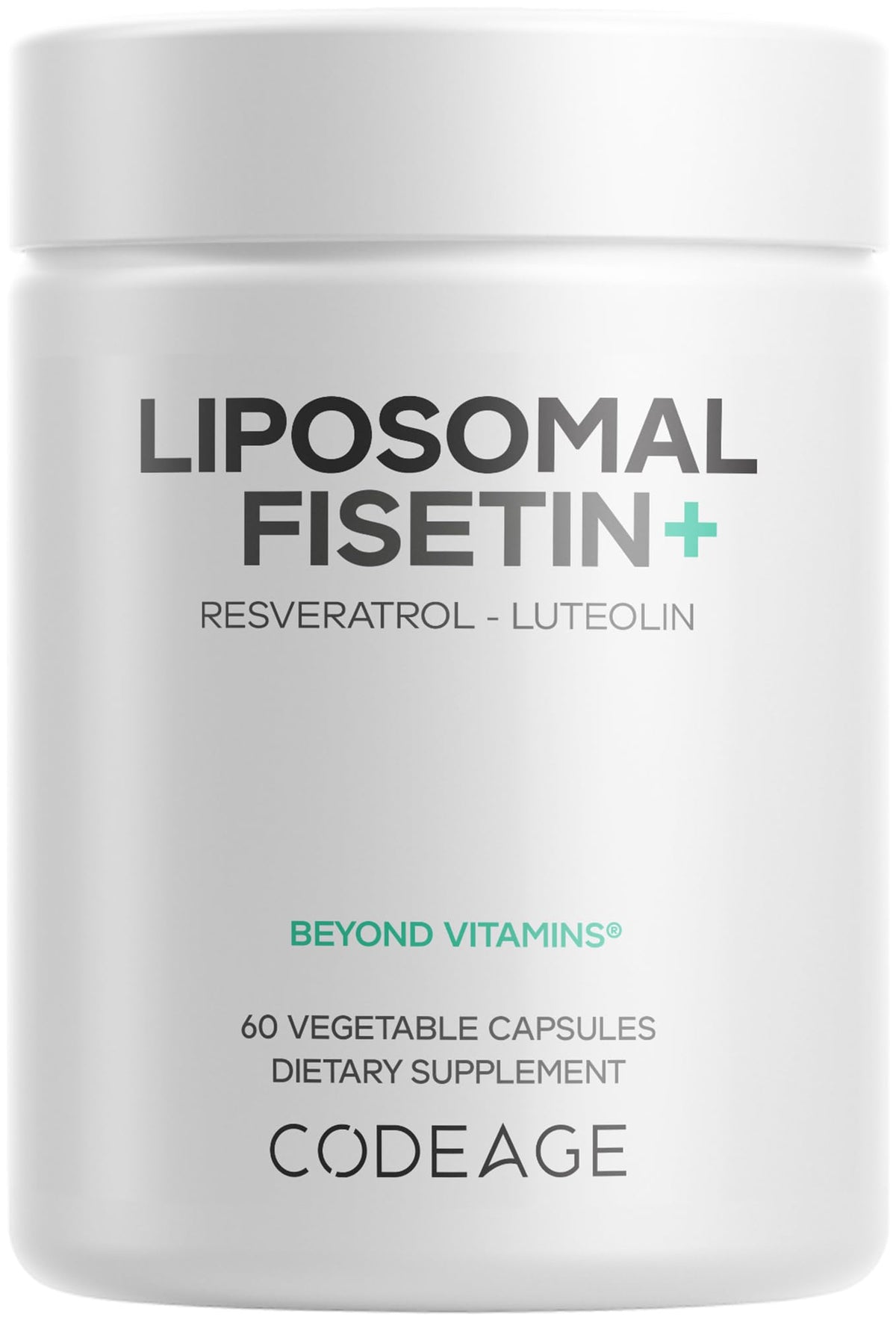 Flacon de Codeage Liposomal Fisetin 500mg vue avant