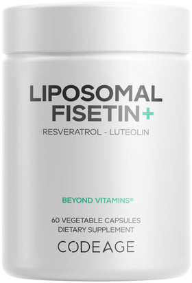 Flacon de Codeage Liposomal Fisetin 500mg vue avant