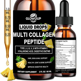 Flacon de collagène liquide GLOVVUUP 60ml vue de face