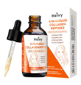 Flacon de Collagène Liquide Heivy 60ml goût framboise