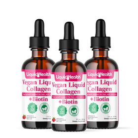 Flacon de collagène liquide végétal LIQUIDHEALTH 100 000 mcg