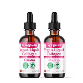 Flacon de collagène liquide végétal LIQUIDHEALTH avec goutteur