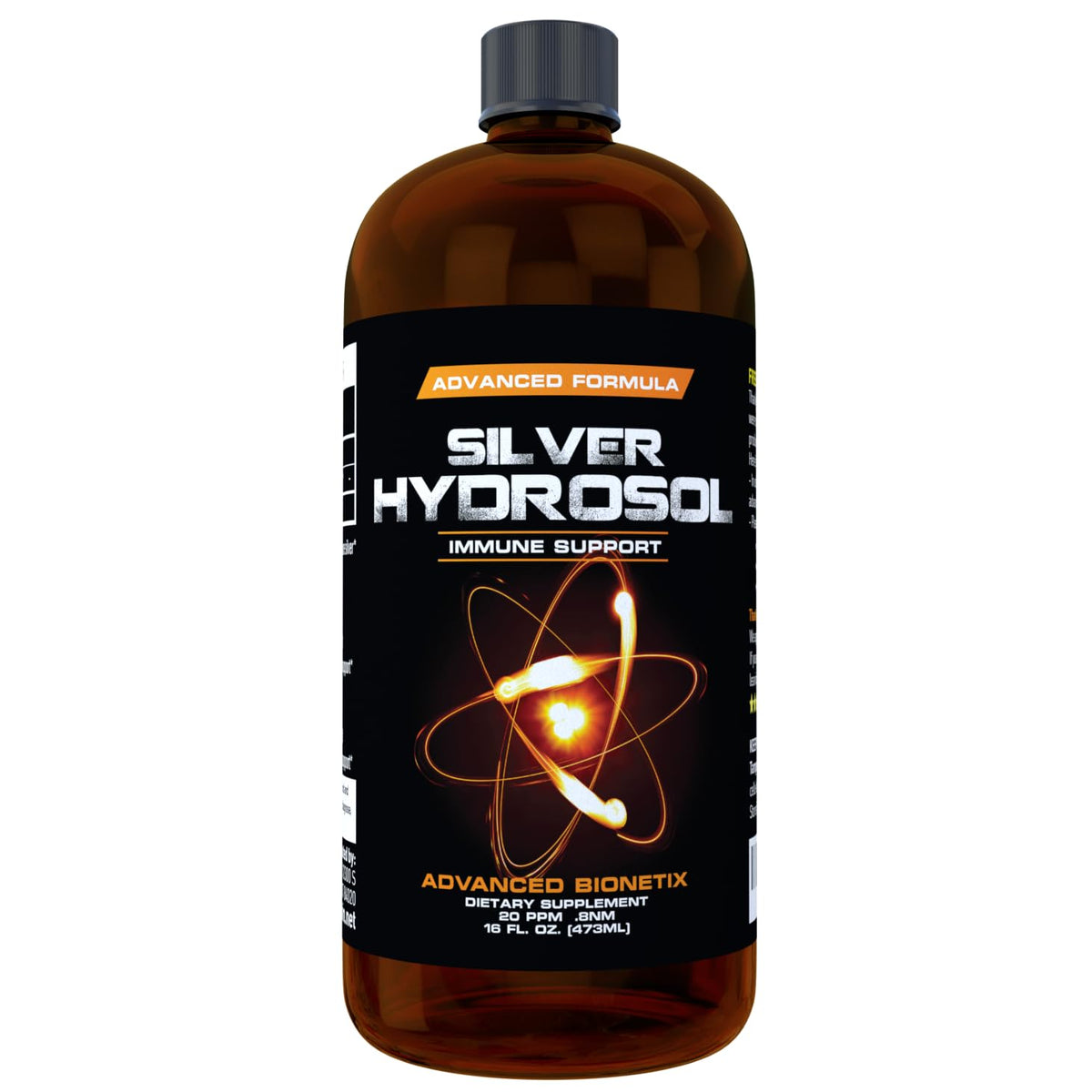 Flacon de Colloidal Silver 20ppm Advanced Bionetix vue de face