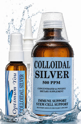 Flacon de Colloidal Silver Optimum You 500 ppm de 8 oz avec spray