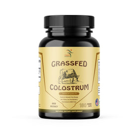 Flacon de colostrum de bœuf 3000 mg, 180 capsules, vue de face