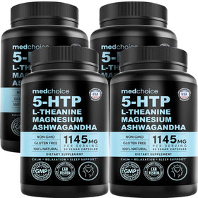 Flacon de complément 5-HTP 200mg MEDCHOICE vue avant