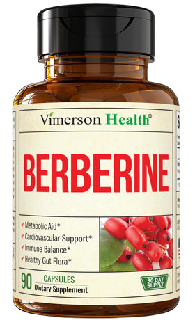 Flacon de complément alimentaire Berbérine 1800mg de Vimerson Health
