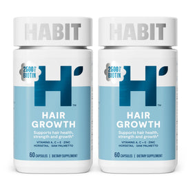 Flacon de complément alimentaire cheveux Health By Habit 120 capsules