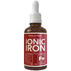 Flacon de complément alimentaire de fer ionique Triquetra Health 60 mL