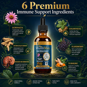 Flacon de complément alimentaire Echinacea avec compte-gouttes