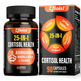 Flacon de complément alimentaire Efioist 25-en-1 avec 90 capsules