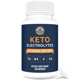 Flacon de complément alimentaire électrolytes Left Coast Performance 180 capsules