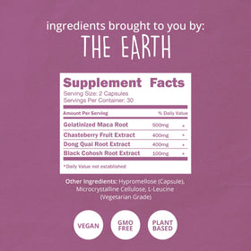 Flacon de complément alimentaire Happy Healthy Hippie avec une cuillère