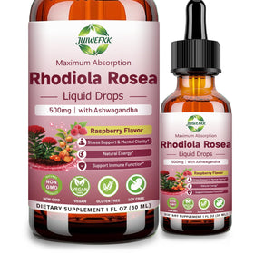 Flacon de complément alimentaire JUIWEFKK Rhodiola Rosea 500 mg vue avant