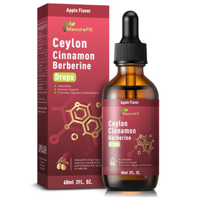 Flacon de complément alimentaire MaxuraFit Ceylan Cannelle Berbérine 120 ml