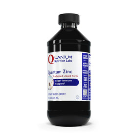 Flacon de complément alimentaire Quantum Nutrition Zinc Liquide de 240ml