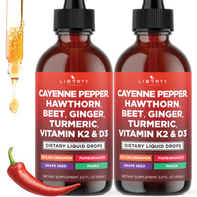 Flacon de complément liquide Cayenne 4oz de Liberty Lifestyle