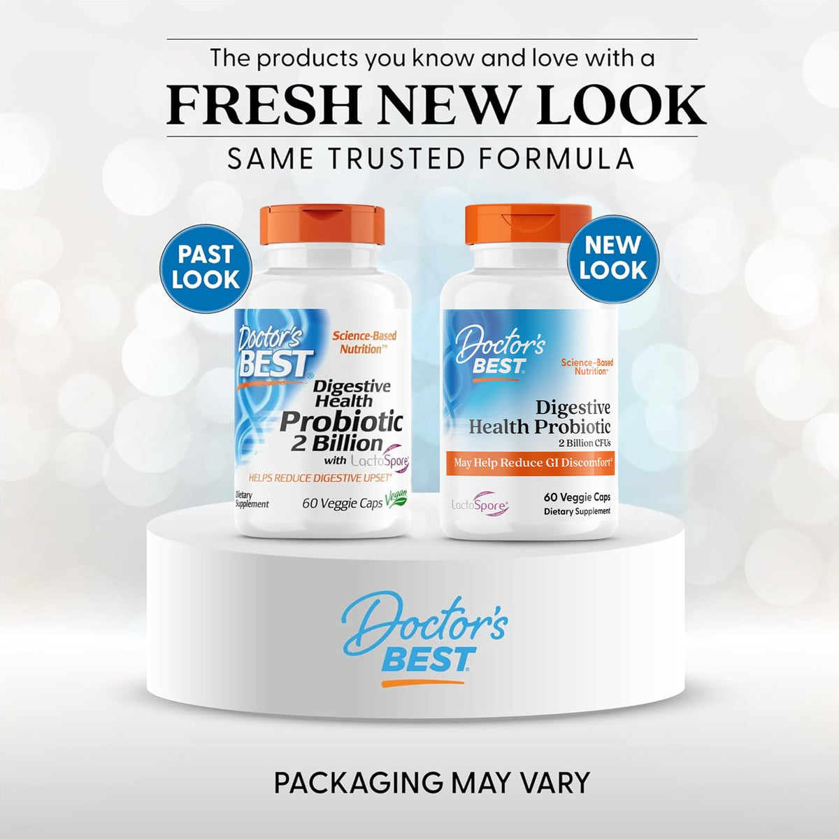 Flacon de complément probiotique Doctor's BEST avec capsules végétales
